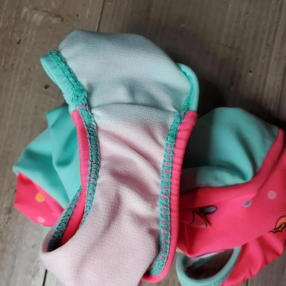 Wonder Nation Baby Girl Mermaid One Piece Swimsuit 6-9M NWOT